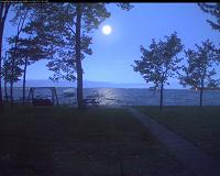 Houghton Lake Webcam HLC20091005_Moon_Rise_T